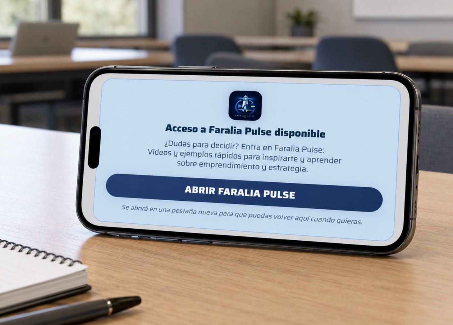 الوصول إلى Faralia Pulse من الهاتف المحمول